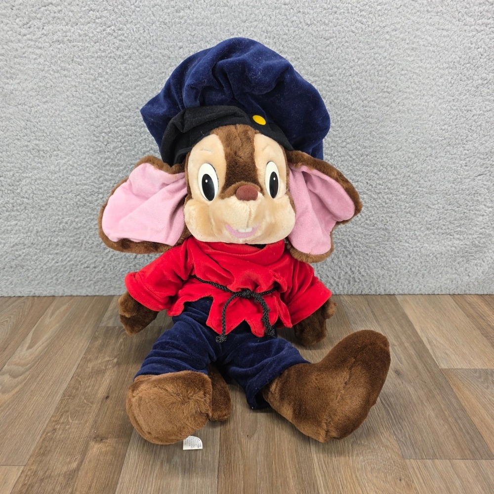 Vintage 1986 Fievel An American Tail Plush Large 24" Caltoy Sears Mouse Toy